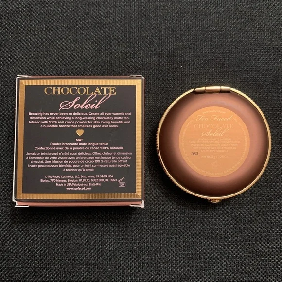 NEW TOO FACED Chocolate Soleil Matte Bronzer - Full Size - Picture 2 of 5